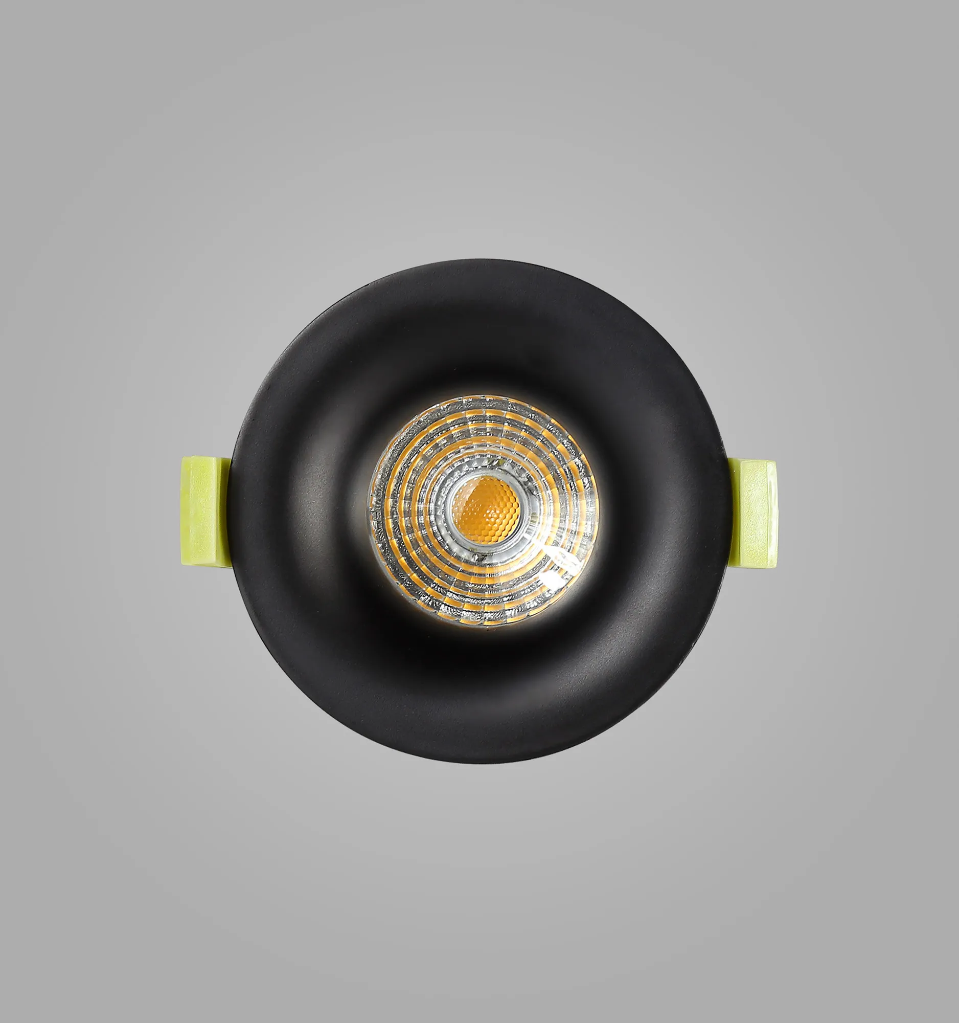 Bruve GU10 Recessed Round Matt Black IP65 Downlighter, Cut-Out 68mm DX200401  Dlux Bruve IP65